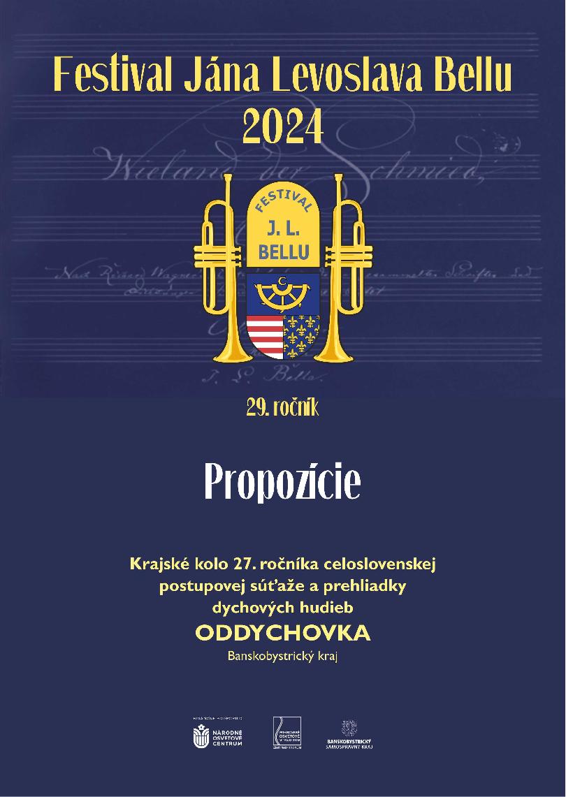 Festival Jána Levoslava Bellu 2024 propozície