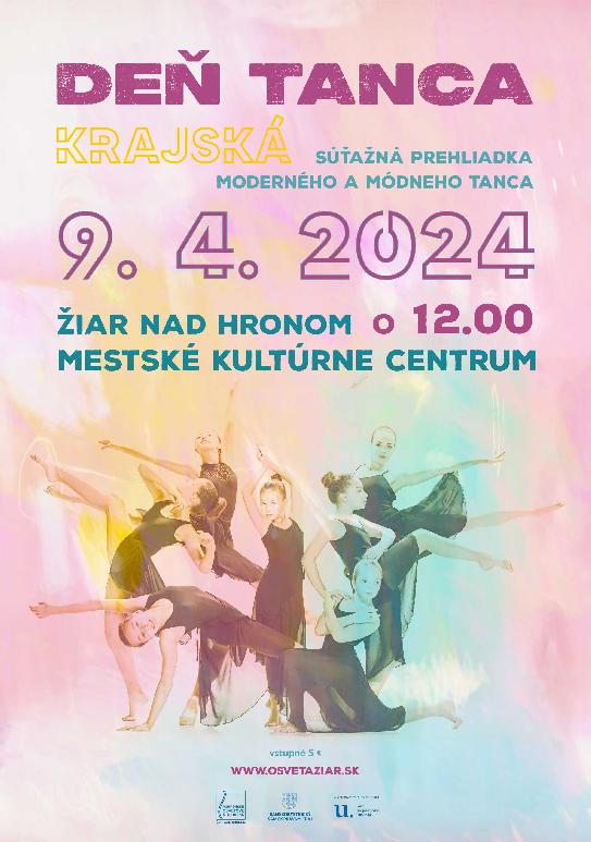Deň tanca 2024 krajská prehliadka