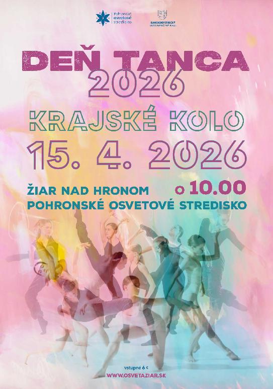 Deň tanca 2026 krajská prehliadka