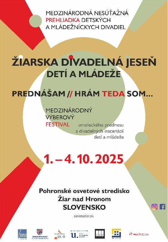 Žiarska divadelná jeseň detí a mládeže / Prednášam, hrám teda som... 2025