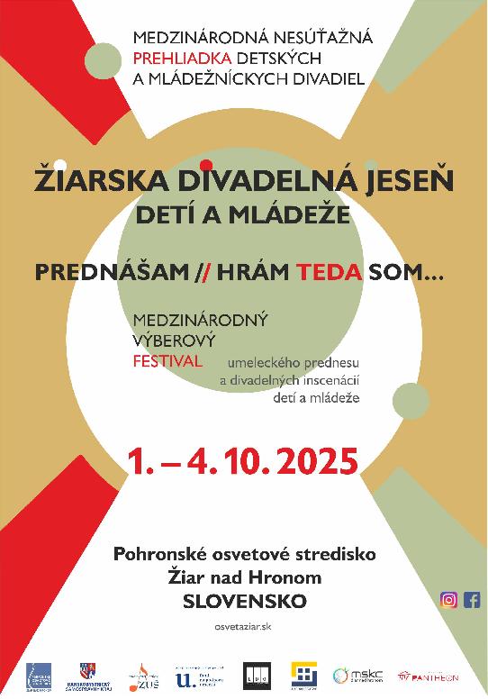 Žiarska divadelná jeseň detí a mládeže / Prednášam, hrám teda som... 2025