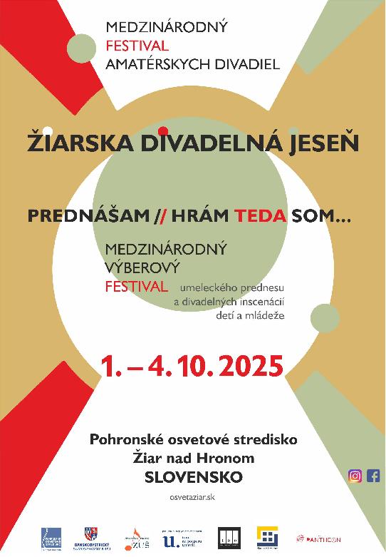 Žiarska divadelná jeseň / Prednášam, hrám teda som... 2025
