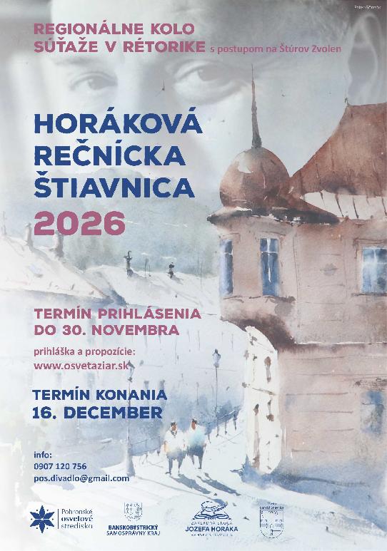 Horákova rečnícka Štiavnica 2026