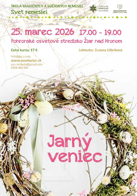 Svet remesiel – Jarný veniec 
