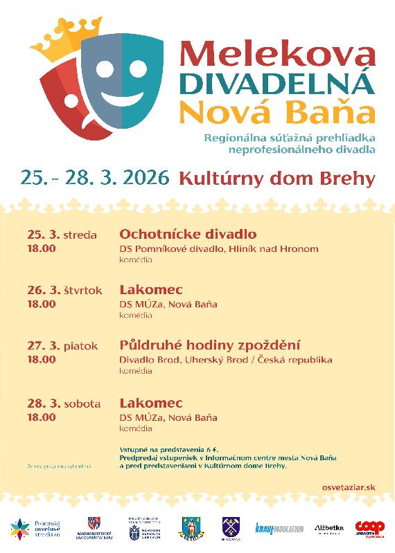 Melekova divadelná Nová Baňa 2026