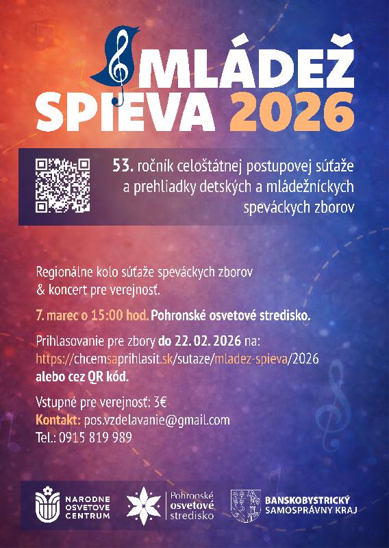 Mládež spieva 2026