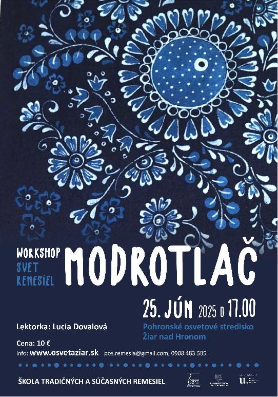 Svet remesiel – Modrotlač