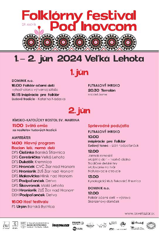 Folklórny festival Pod Inovcom 2024
