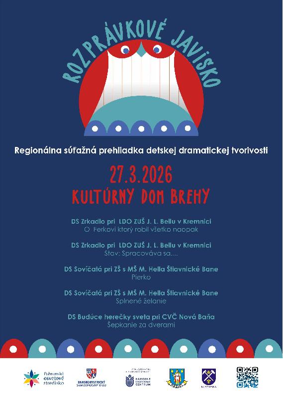 Rozprávkové javisko 2026 Regionálna súťažná prehliadka