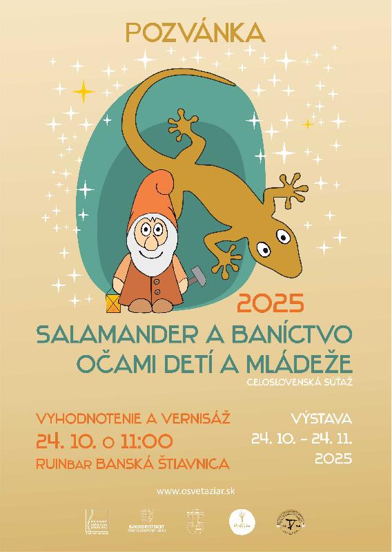 Salamander a baníctvo očami detí a mládeže 2025 vernisáž