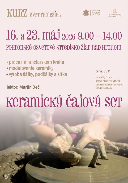 Keramický čajový set