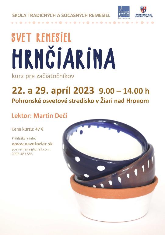 Svet remesiel – Hrnčiarina