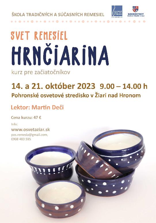 Svet remesiel – Hrnčiarina