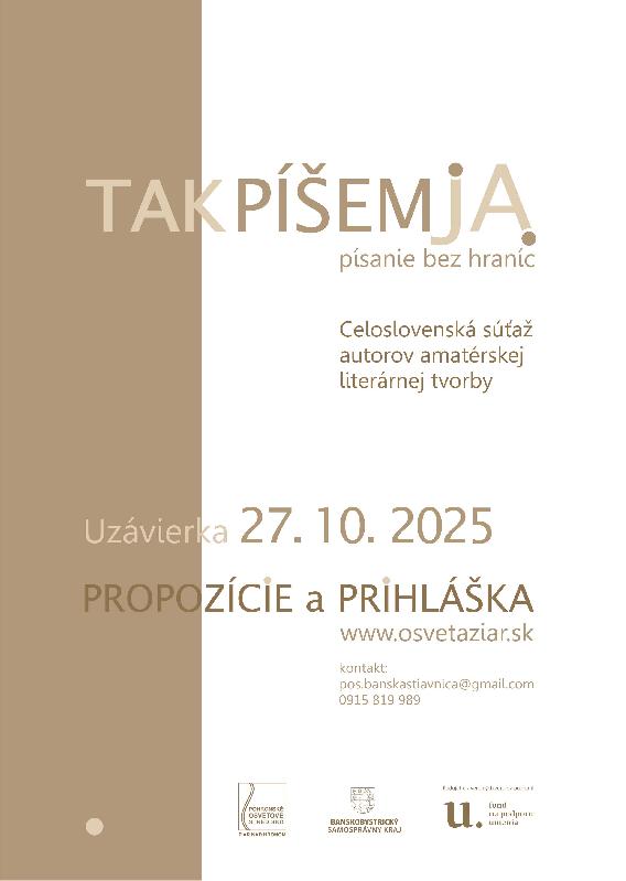 Tak píšem ja - písanie bez hraníc 