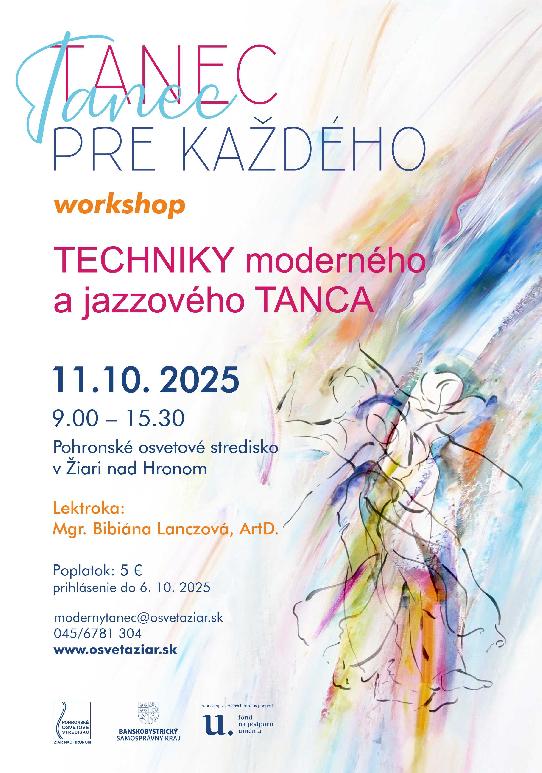 Tanec pre každého – Techniky moderného a jazzového tanca