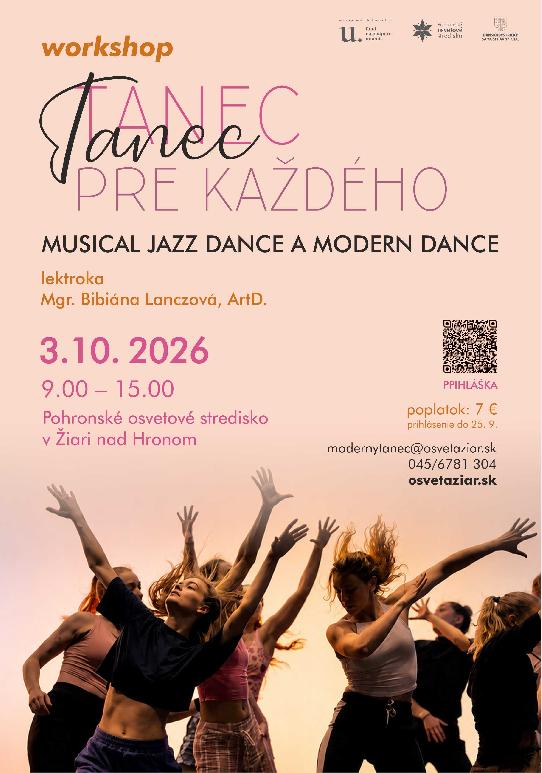 Tanec pre každého - musical jazz dance a modern dance