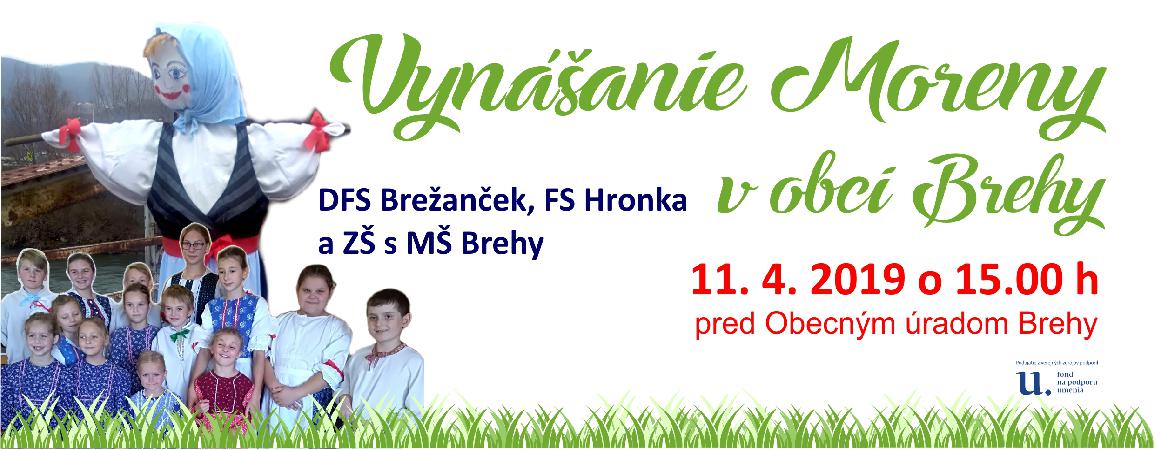 Vynášanie Moreny v obci Brehy