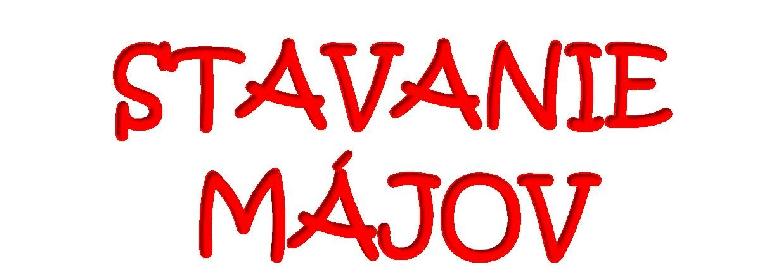 Stavanie májov