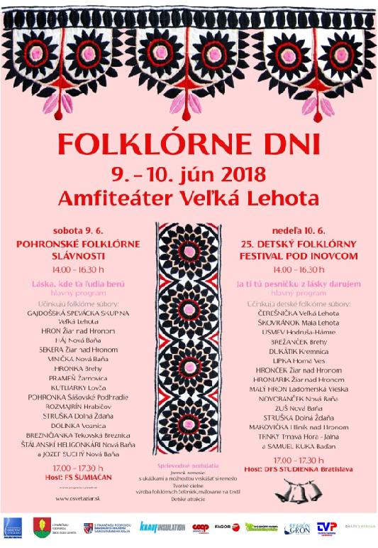 Folklórne dni - Pohronské folklórne slávnosti