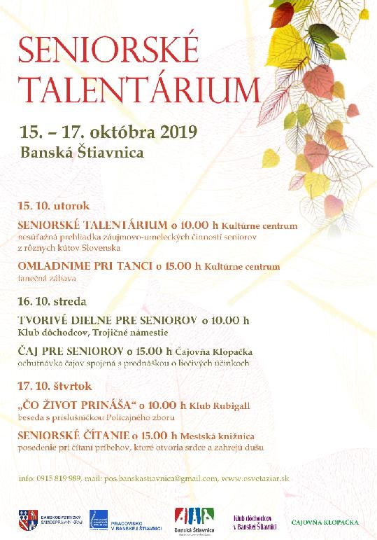 Seniorské talentárium 2019