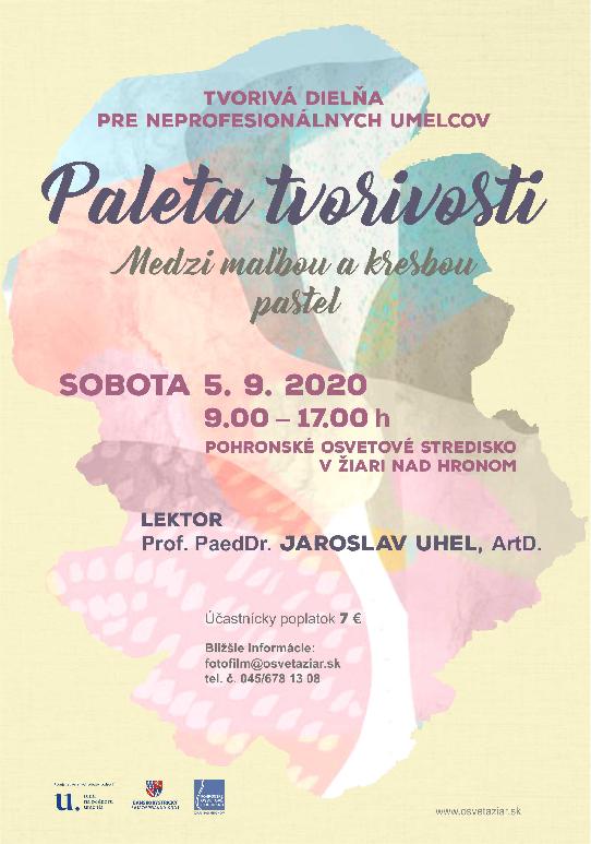 Paleta tvorivosti - medzi maľbou a kresbou (pastel)