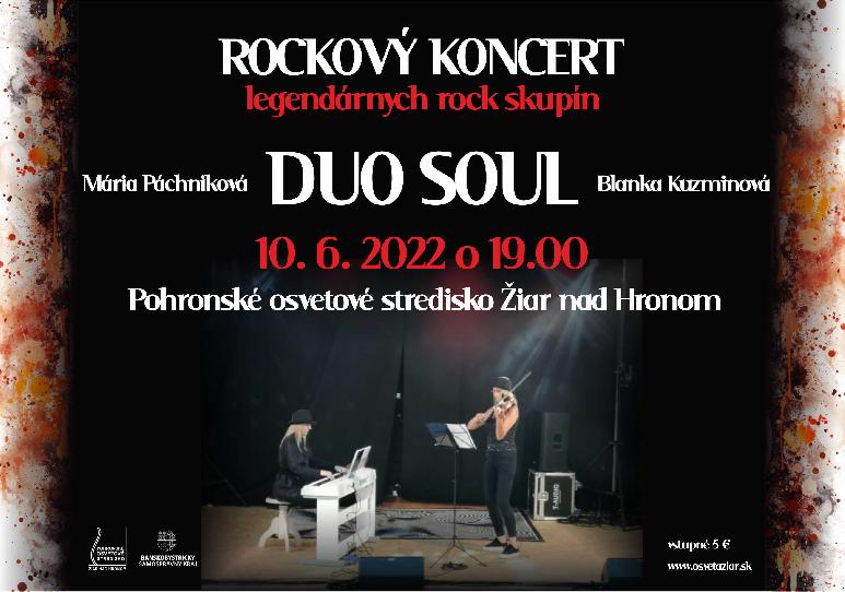 DUO SOUL rockový koncert