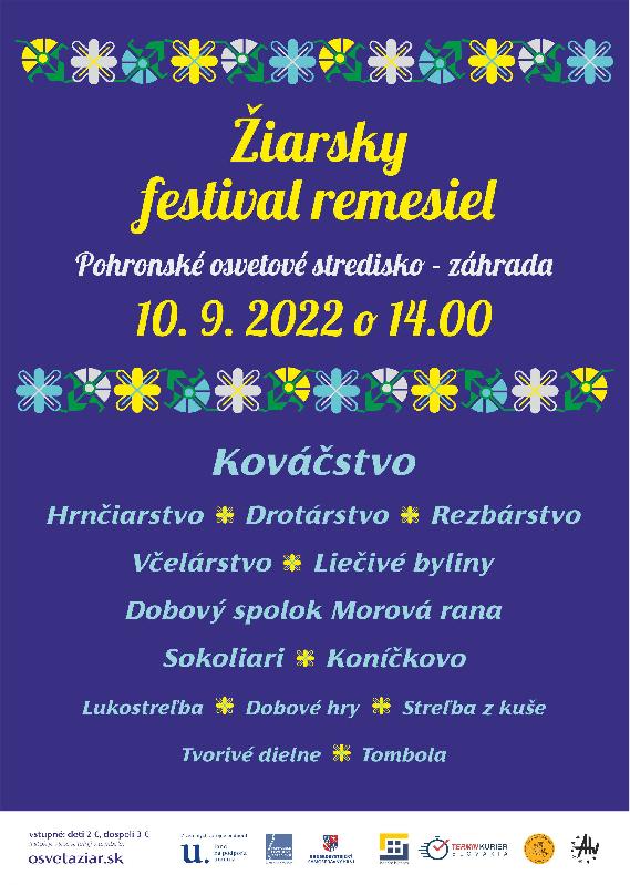 Žiarsky festival remesiel 2022