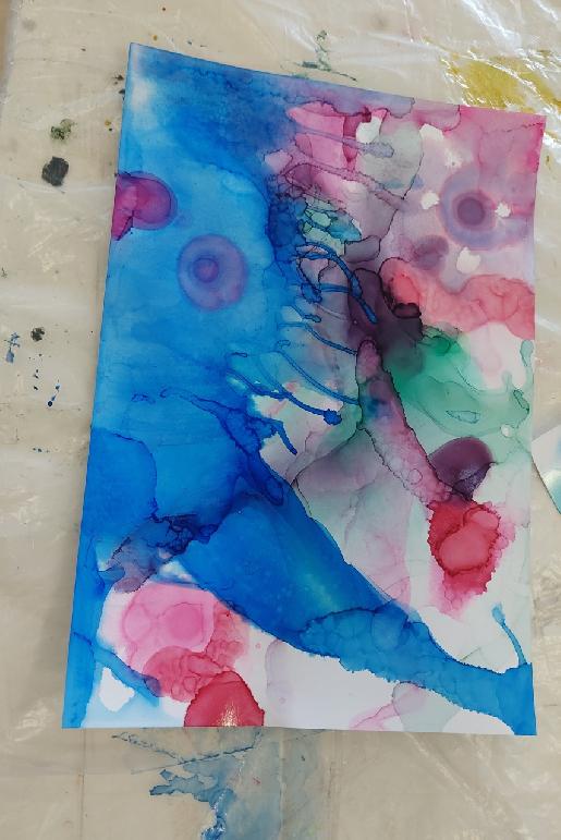 Paleta tvorivosti - Abstract Alcohol Ink