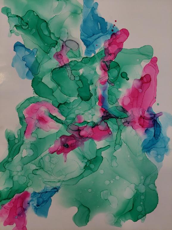 Paleta tvorivosti - Abstract Alcohol Ink