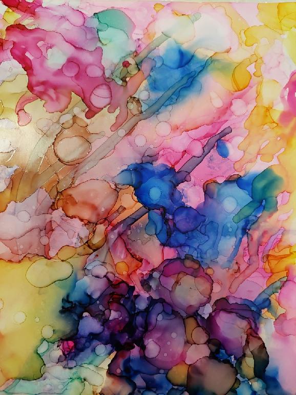 Paleta tvorivosti - Abstract Alcohol Ink