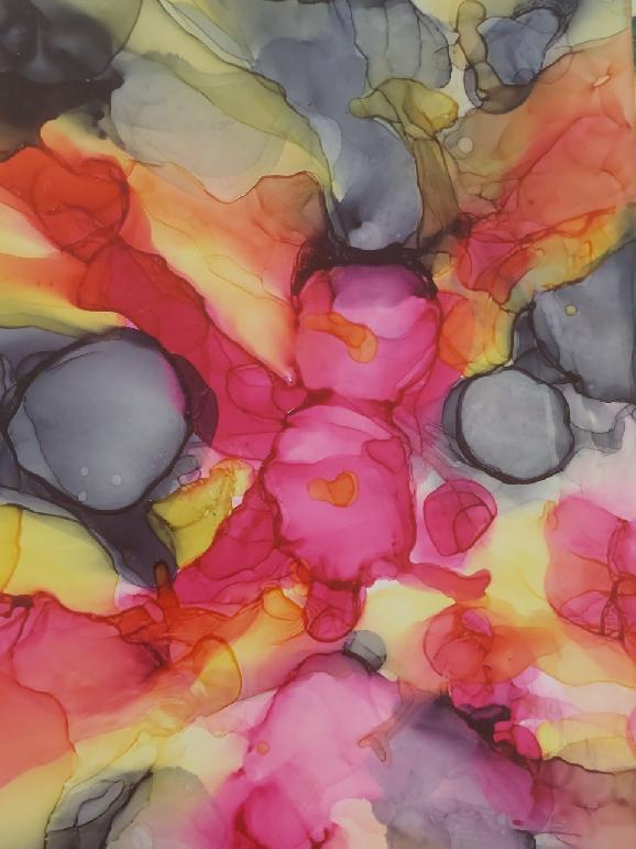 Paleta tvorivosti - Abstract Alcohol Ink