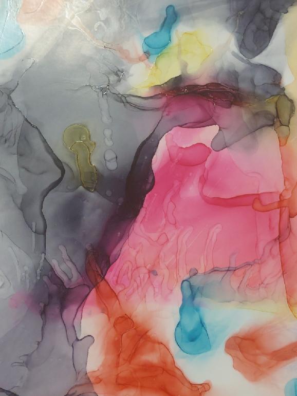 Paleta tvorivosti - Abstract Alcohol Ink