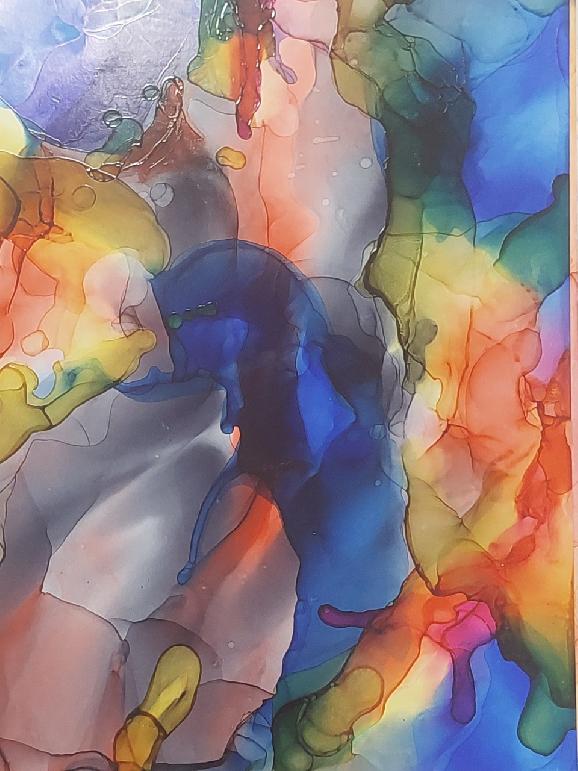 Paleta tvorivosti - Abstract Alcohol Ink