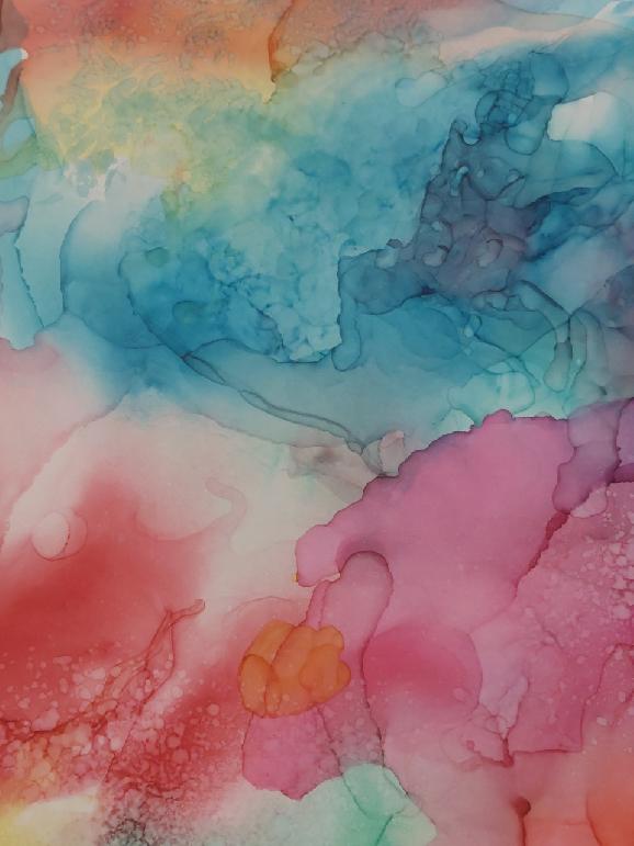 Paleta tvorivosti - Abstract Alcohol Ink