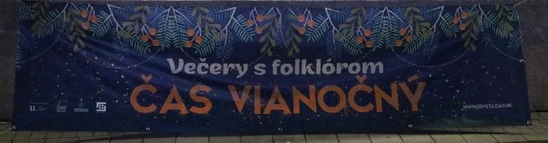 Večery s folklórom Čas vianočný