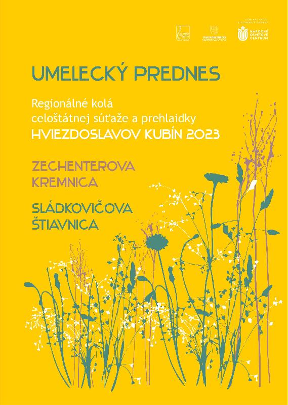 Regionálne súťažné prehliadky v umeleckom prednese 2023