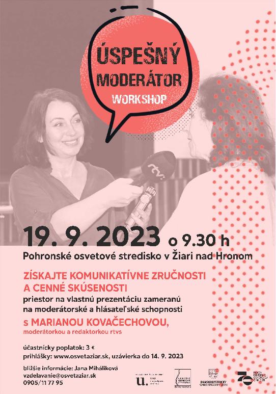 Úspešný moderátor 2023