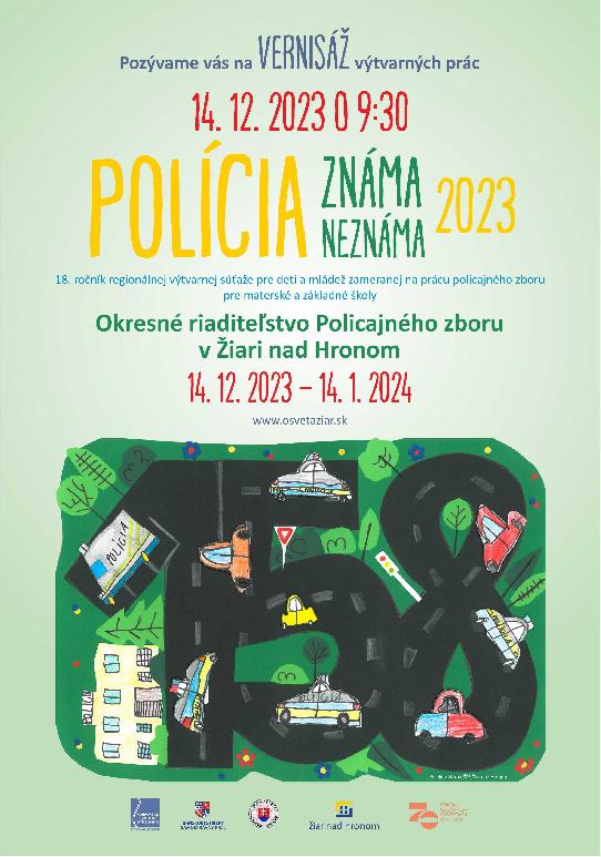 Polícia známa - neznáma 2023
