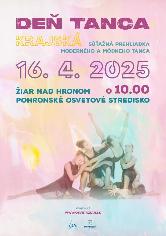 Deň tanca 2025 krajská prehliadka