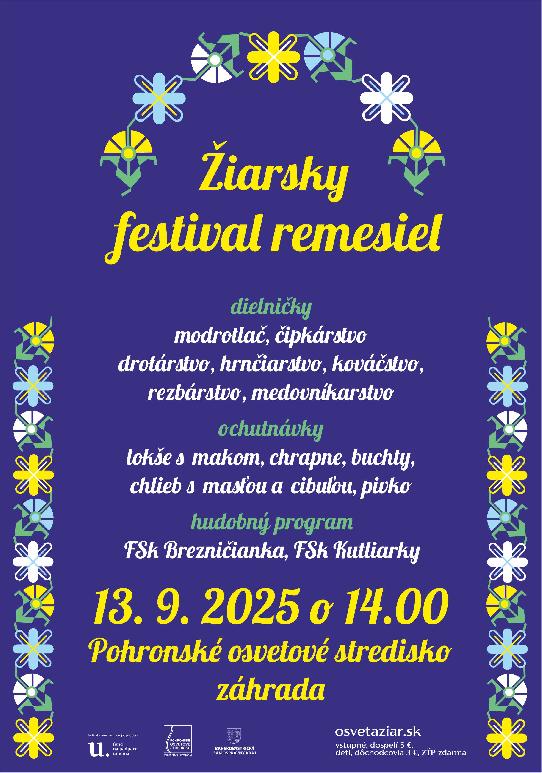 Žiarsky festival remesiel 2025