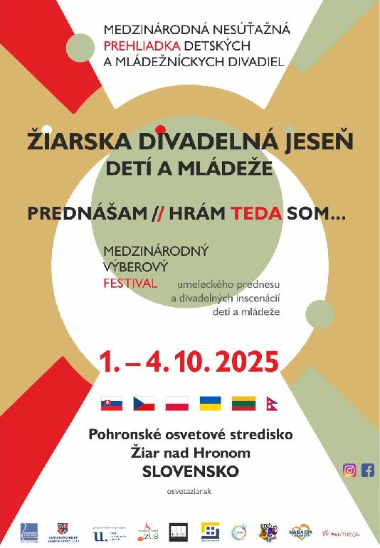 Žiarska divadelná jeseň detí a mládeže / Prednášam, hrám teda som... 2025