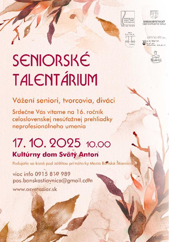 Seniorské talentárium 2025