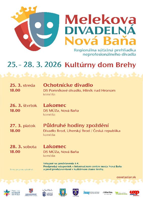 Melekova divadelná Nová Baňa 2026