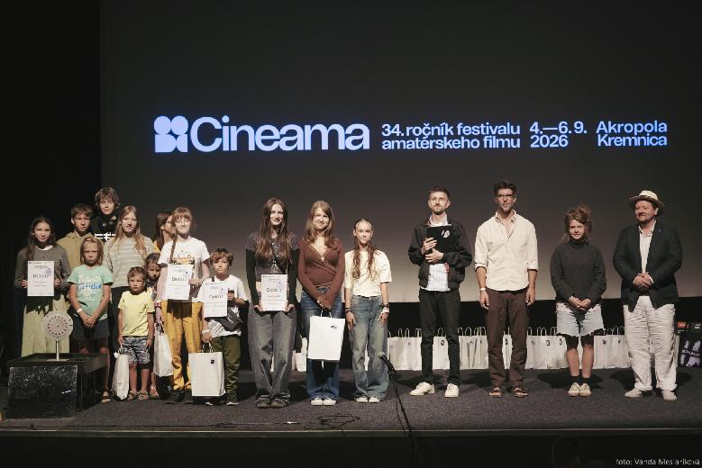 Cineama 34. ročník festivalu amatérskeho filmu 2026