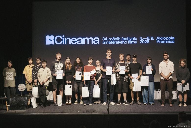 Cineama 34. ročník festivalu amatérskeho filmu 2026