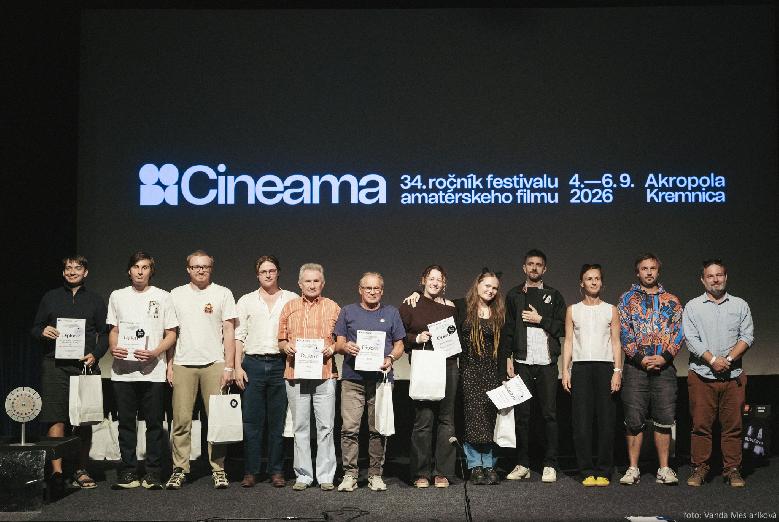 Cineama 34. ročník festivalu amatérskeho filmu 2026