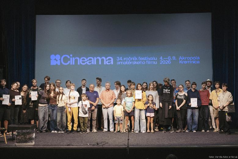 Cineama 34. ročník festivalu amatérskeho filmu 2026